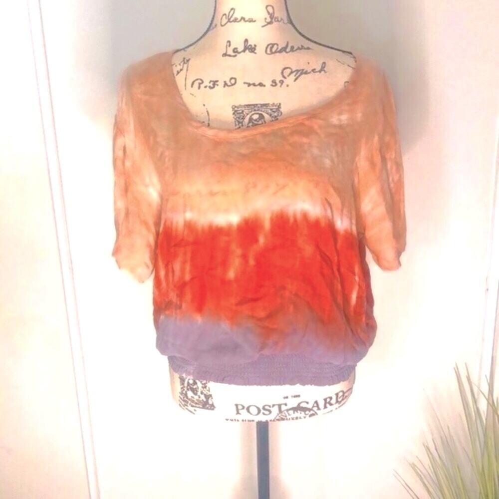 NWT! Chaser Tie Dye Blouse size Large